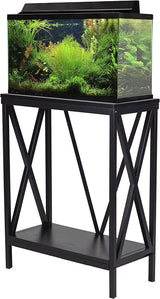 Metal Aquarium Stand + 20 Gallon Wood