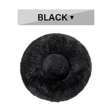 Calming Fluffy Donut Dog Bed