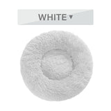 Calming Fluffy Donut Dog Bed
