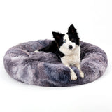 Calming Fluffy Donut Dog Bed
