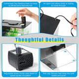 1 Gallon Betta Fish Tank with LED Light & Water Filter – Small Aquarium Kit