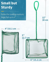 Heavy-Duty Aquarium Fish Net with Soft Fine Mesh for Aquariums, Koi Ponds & Pools