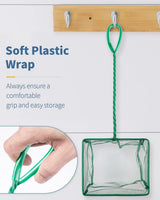 Heavy-Duty Aquarium Fish Net with Soft Fine Mesh for Aquariums, Koi Ponds & Pools