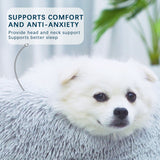 Calming Fluffy Donut Dog Bed