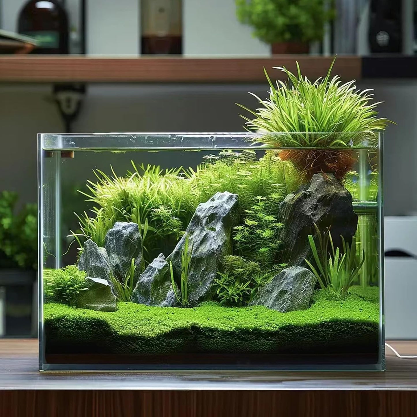 5 Gallon Glass Aquarium Tank for Betta Fish, Shrimp, Snails & Aquatic Plants