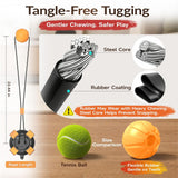 Interactive Tug of War Dog Toy – Heavy-Duty Suction Cup for Medium & Large Dogs (Black & Orange)
