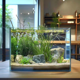 5 Gallon Glass Aquarium Tank for Betta Fish, Shrimp, Snails & Aquatic Plants