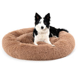 Calming Fluffy Donut Dog Bed