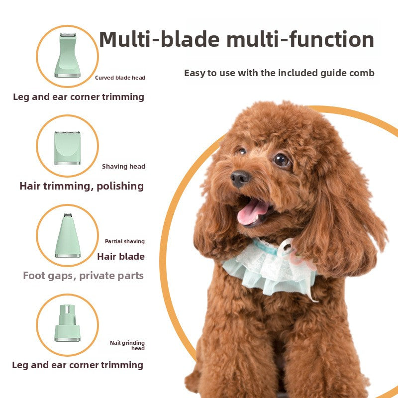 Rechargeable Pet Grooming Clipper Kit