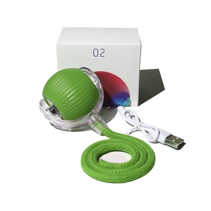 Interactive Cat Toy Ball Automatic Rolling Rechargeable, Anti-Anxiety Electric Teasing Toys for Cats