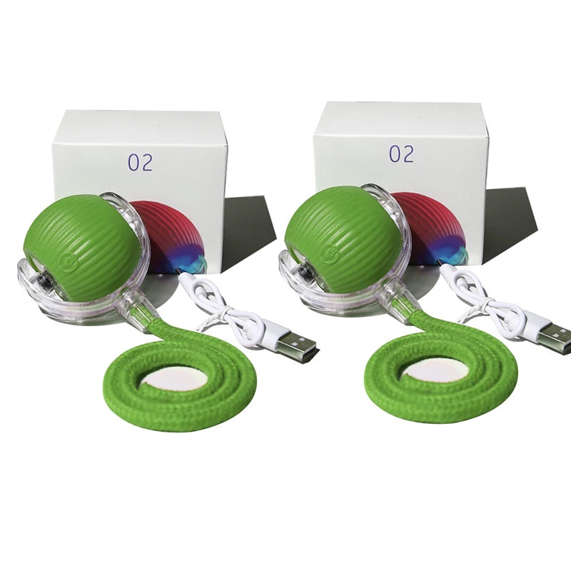 Interactive Cat Toy Ball Automatic Rolling Rechargeable, Anti-Anxiety Electric Teasing Toys for Cats