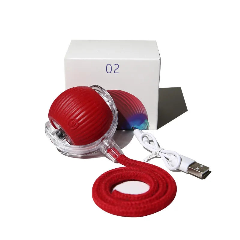 Interactive Cat Toy Ball Automatic Rolling Rechargeable, Anti-Anxiety Electric Teasing Toys for Cats