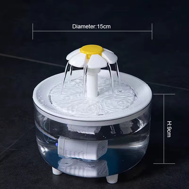 Smart Pet Water Fountain – 1.2L Ultra-Quiet USB Drinking Fountain with Filter for Cats & Small Dogs