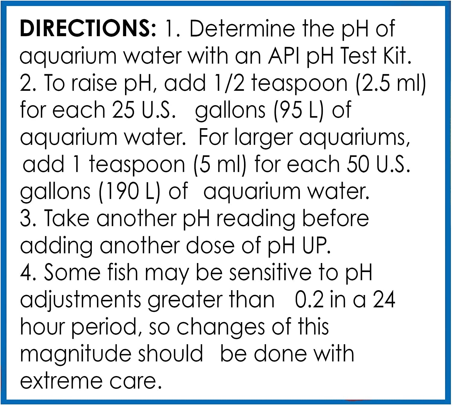 Aquarium pH Up Solution for Freshwater Tanks – 16 oz