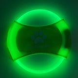 LED Glow Dog Frisbee ? Rechargeable Flying Disc for Interactive Night Play & Outdoor Fetch
