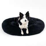 Calming Fluffy Donut Dog Bed