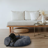 Calming Fluffy Donut Dog Bed