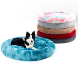 Calming Fluffy Donut Dog Bed