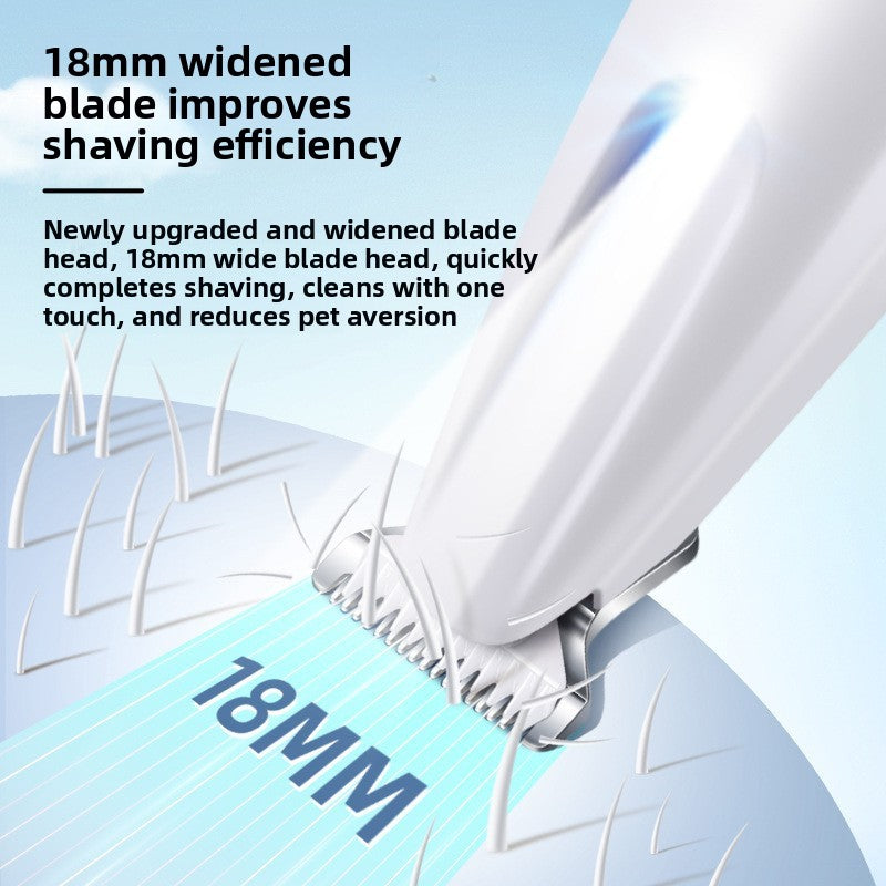 Smart Pet Hair Clipper with LED Status Display