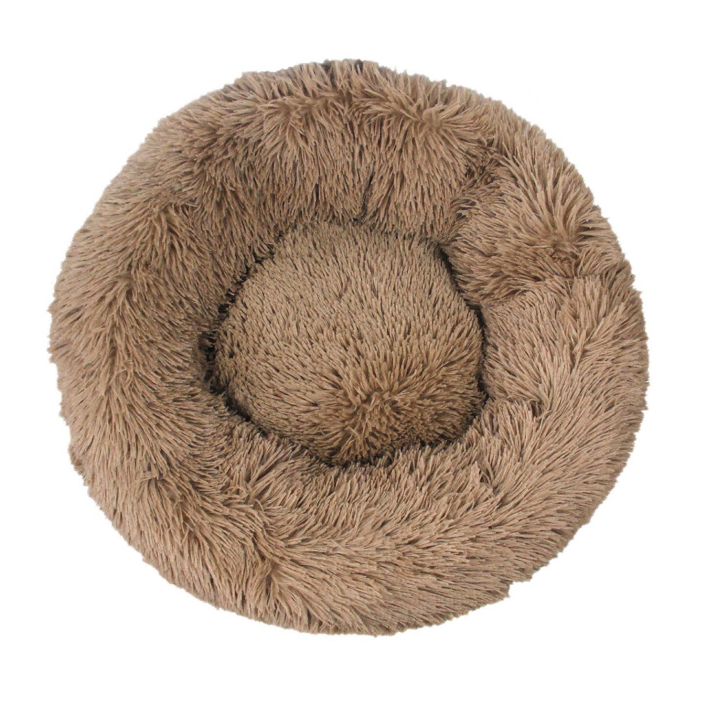 Calming Fluffy Donut Dog Bed